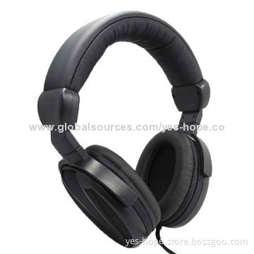 Adjustable 3.5mm Plug DJ Headset Without Microphone, 20Hz-20kHz Frequency Range